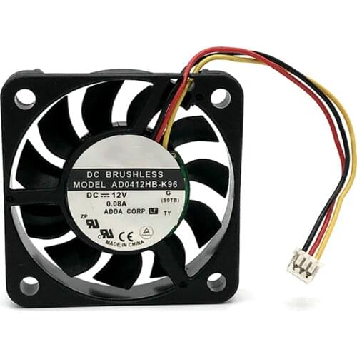 DC 12V 0.08A Computer Fan Mute Ultra-Thin 4CM PC Case Cooling Fan for ADDA AD0412HB-K96 4008 Accessories