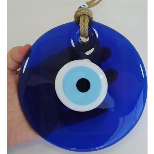 Decorative Big Evil Eye 15cm Glass Bead Pendant Charm Turkish Amulet Talisman Nazarlik