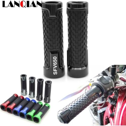For Suzuki SFV650 GLADIUS 7/8''22MM Motorcycle Handlebar Grips Hand Bar Grips SFV 650 GLADIUS 2009 2010 2011 2012 2013 2014 2015