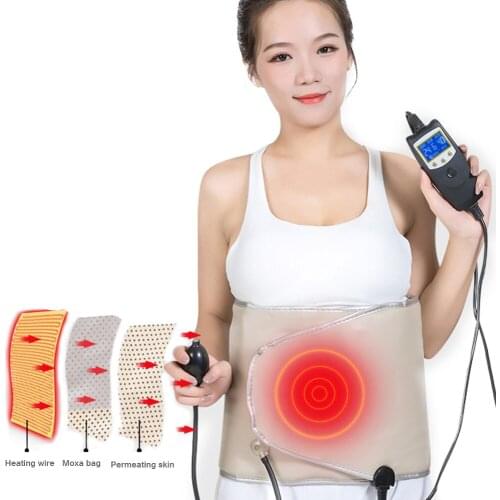 Electric Body Vibrating Slimming Belt Heat Function Massage Full Body Massager Weight Loss Rejection Fat Burning Machine