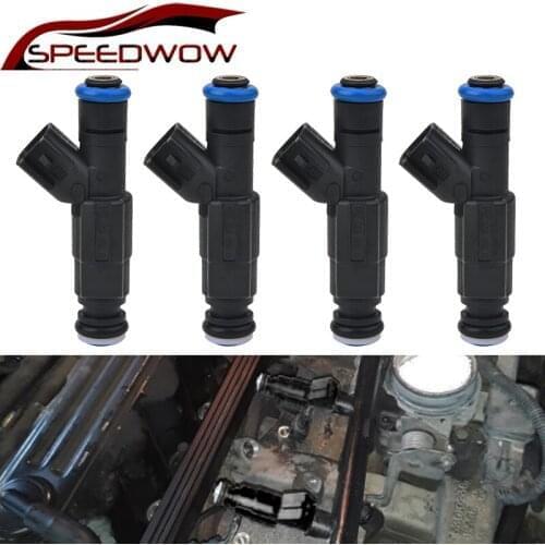 SPEEDWOW Fuel Injector Nozzle For Jeep Cherokee Grand Cherokee Wrangler 4.0L 1999 2000 2001 2002 2003 2004 0280155784 4pcs/Lot