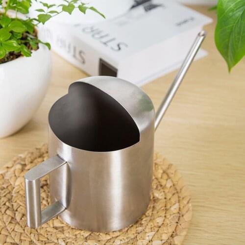 Gardening Watering Pot Stainless Steel Long Mouth Watering Can Garden Succulents Plant Flower Sprinkling Bottles Tool