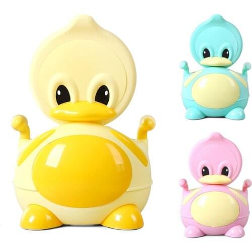 Pu Potty Seat Baby Toilet Cartoon Duck Children Toilet For Baby Boy 1-3-6 Years Old