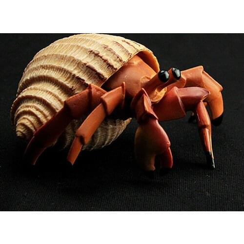 Toys Hermit Crab Simulation Model Marine Animals Sea Animal Kids Gift Educational Props Action Figures