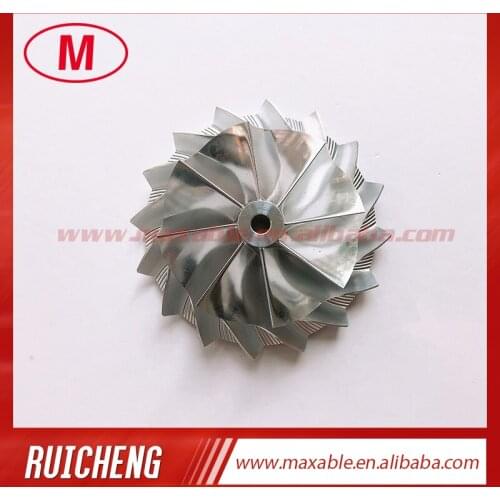 K24 58.00/75.00mm 8+8 blades high performance turbocharger billet/milling/aluminum 2618 compressor wheel