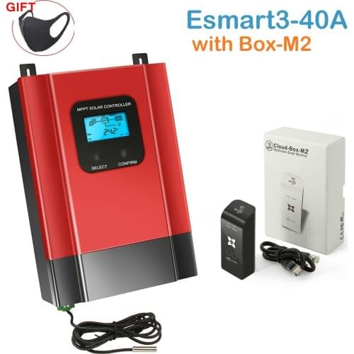 60A40A Charging Controller WIFI Solar Controller Photovoltaic Panel MPPT 12V/24/36V/48V Intelligent Universal Output Controller