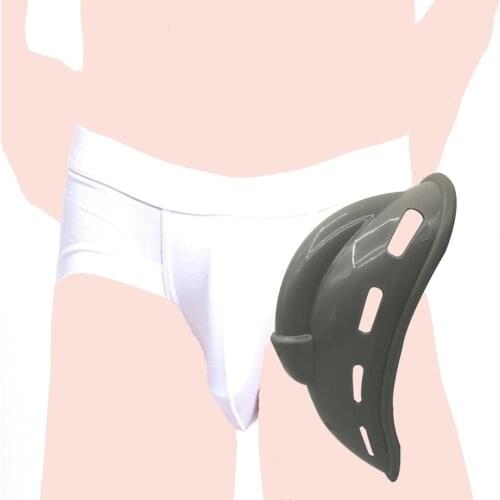 Men Underwear Raised Penis Cover Male Penis Protection Cock Urethral Cage Sex Toys for Man Gay Adult Toys Chastity Cage Sex Shop