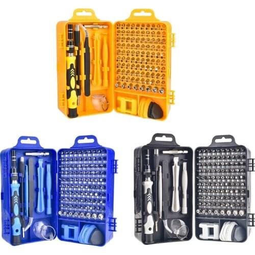 115 in 1 Screwdriver Set 98 Screwdriver Bits Non-Slip Magnetic Precision Tools