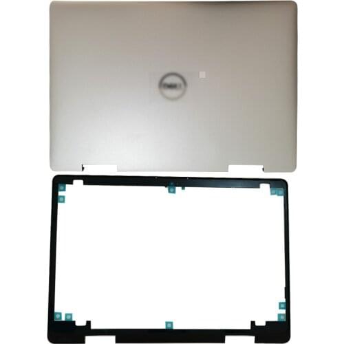 NEW Laptop LCD Back Cover/Front Bezel For Dell Inspiron 14 5000 14MF 5481 5482 Notebook Computer Case Silver Gray Blue