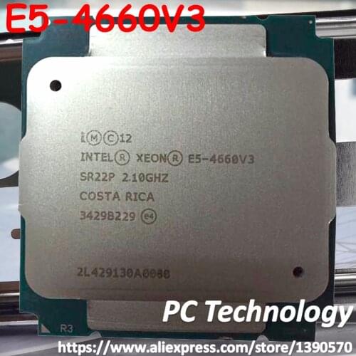 E5-4660 V3 Original Intel Xeon OEM Version E5-4660V3 CPU 14-cores 2.10GHZ 35MB 22nm LGA2011-3 E5 4660 V3 processor E5 4660V3