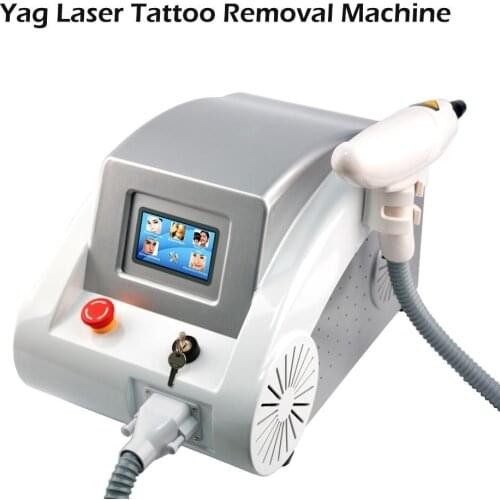 Portable laser machine tattoo removal q switched nd yag laser Black Doll Treatment Birthmark Treatment free shipping
