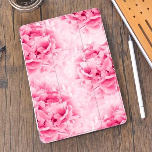 Rose Pattern For Air 4 Silicone Case iPad Pro 2020 10.5 With Pencil Holder 10.2 inch 8th Generation 7th 12.9 Pro 2018 Mini 4 5