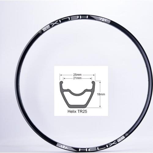 SUNRingle Bicycle rim Aluminum alloy Mountain bike HELIX TR25 29 inch 24H 28H XC TRAIL WELD vacuum wheel rim