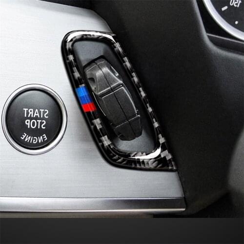 Key Hole Protection Circle Ignition Switch Stop Refit Frame Cover Trim for BMW E70 E71 X6 X5 Car Accessories Car Stickers RHD