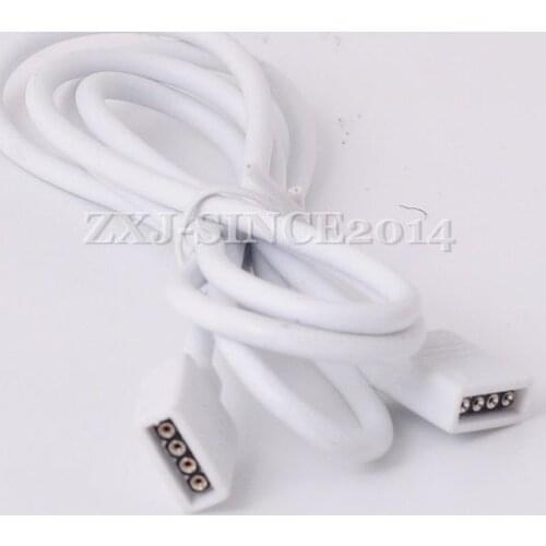 1Pcs 0.3m 0.5m 1m 2m 5m 10m 4Pin Extension Connector Wire Cord Cable For RGB 5050 3528 Led Strip light