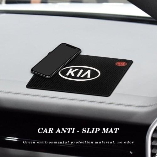 1PC Car PVC Anti Slip Mat Phone Holder Automobiles Interior Dashboard Non-Slip for KIA Picanto Forte Ceed K5 K9 Auto Accessories
