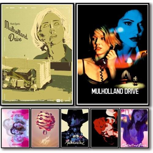 19 Designs Davidlynch Classic Movie Mulholland Drive Whitepaper Poster Artwork Fancy Wall Sticker for Coffee House Bar A3