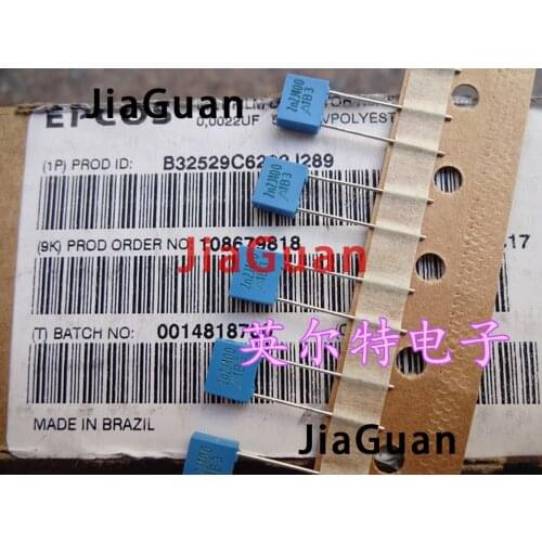 20PCS NEW EPCOS B32529C6222J289 2200PF 400V PCM5 B32529 222/400V 0.0022uf/400v p5mm 2.2NF 400VDC 400V2N2 2N2J
