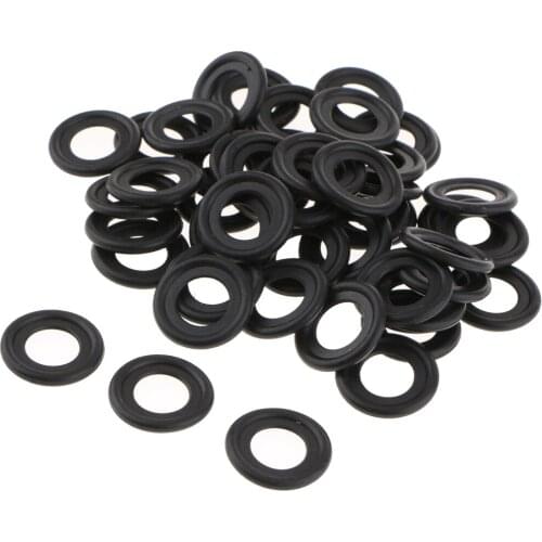 50Pcs Engine Oil Drain Plug Gasket Seal Ring 20x12x2.5mm For Saturn Chevy GM