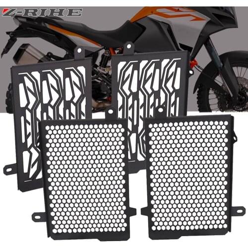 Motorcycle Aluminum Radiator Protective Cover Guards Radiator Grille Cover Protecter For 1290 Super Adventure ADV S/R 2021-2022