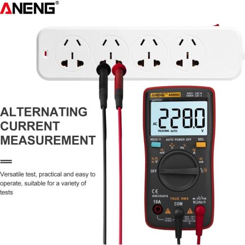 ANENG AN8002 Digital Multimeter 6000 Counts Multimetro Multitester Digital Profesional Transistor Capacitor Tester lcr meter