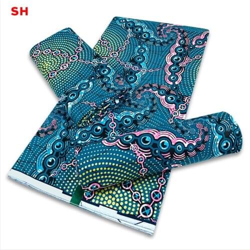 Guarantee Real Wax 6 Yards/batch 2021african High Quality Bronzing Cloth African Cloth Wax Cloth H210713