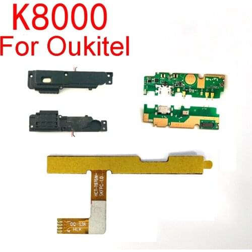 Loudspeaker Buzzer Flex Ribbon For Oukitel K8000 MTK6750T USB Charging Charger Board Power Volume Flex Cable Replacement Parts
