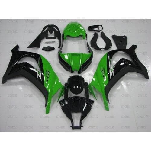 Bodywork for Ninja ZX 10r 2012 ZX-10r Body Kits 2013 for Kawasaki ZX10r Body Kits 2011 - 2015 Green Black