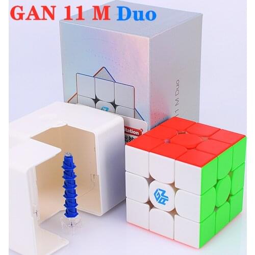 2021 New GAN 11 M DUO Magnetic 3x3x3 Magic Cube GAN11 M 3x3 Speed Cube GAN11M Duo Puzzle Cubo Magico