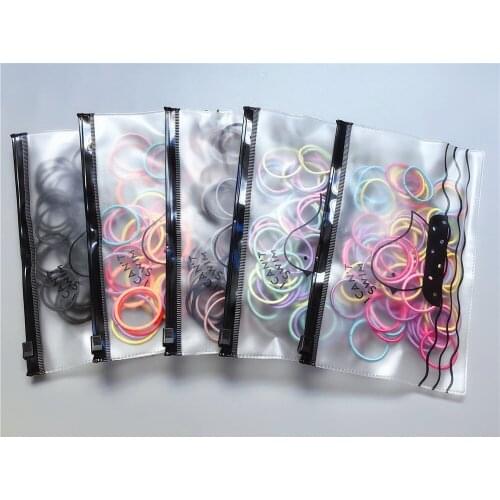 10pks Fashion Candy Color Hair Ties Solid Color Simple Elastic Hair Bands Rubber Bands Princess Headwear Girls Hair Accessories