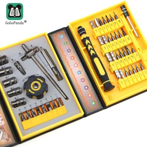 Free Shipping 47 in 1 Screwdriver Set Multifunction Repair Tool For Normal Life And Household Industrial Clock Watch Phone
