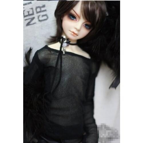 BJD Doll clothes apply to 1-31-4 uncle sexy pinhole black perspective bottom doll accessories