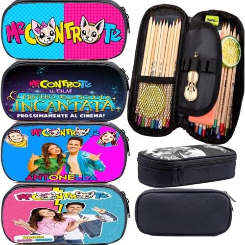 Funny Me Contro Te Pencil Cases Multifunction Pencil Bag Kids School Supplies School Bag Boys Girls Canvas Pencilcase School Box