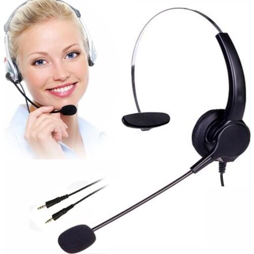 Corded PC headset 3.5mm with microphone PC Headphones Noise Cancelling Mic Skype Headset for Business on Computer,PC,Laptop