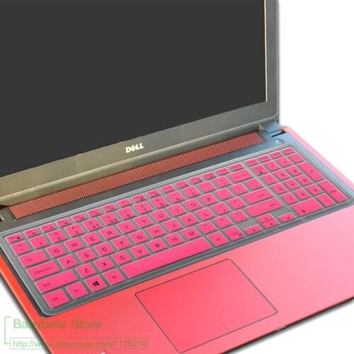 Silicone 15.6 17.3 Inch Keyboard Skin Cover Laptop Inspiron 5577 15S For Dell G3 15 3579 3779 / G5 15 5587 / G7 15 7588 Game