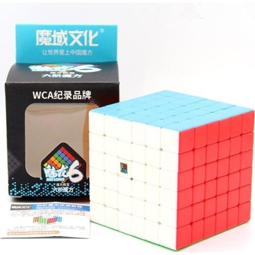 MoYu Meilong 6x6x6 Speed Magic Cube Professional Anti-Stress Cube 6X6 Puzzle Adult Puzzle Educational Games for Gids Gift