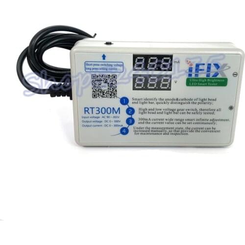 RT300M V2.0 90W 0-300V Smart LED backlight tester LCD TV LED backlight strip lamp test tool with Tester Pens