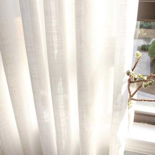 Tounw Cotton Curtains For Windows