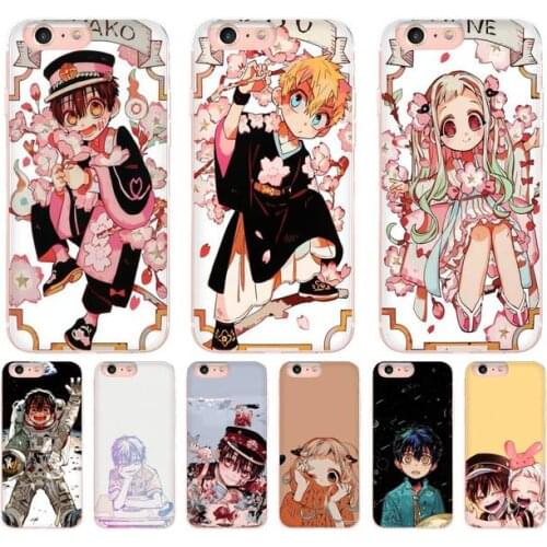 Toilet Bound Hanako Kun Phone Case For DIY iPhone X XS MAX 11 11 pro max 6 6s 7 7plus 8 8Plus 5 5S XR SE 2020 Transparent case