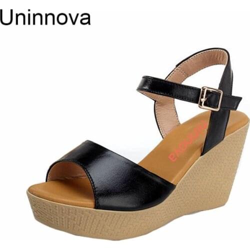 Uninnova Women's Wedge Ankle Boots