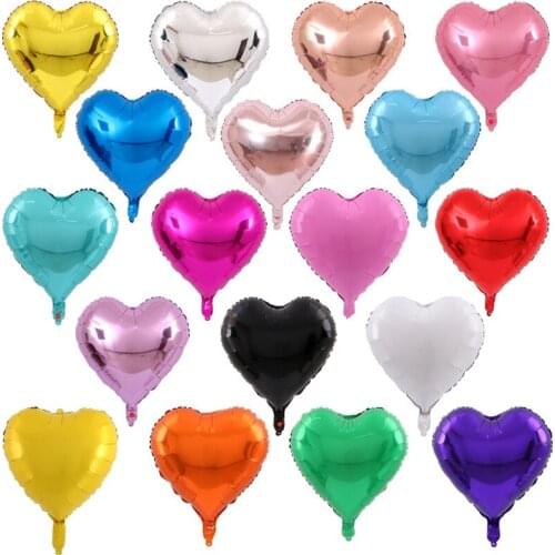 5 pcs 10 inch heart-shaped balloons marriage proposal decoration balloons wedding decoration balloons party decoration supplies