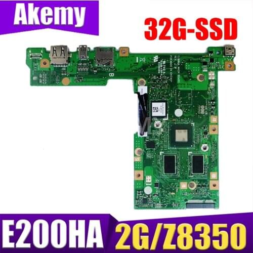 Akemy 90NL0070-R00041 Motherboard For ASUS E200 E200H E200HA Laptop motherboard E200HA Mainboard 32G-SSD 2G/Z8350-CPU