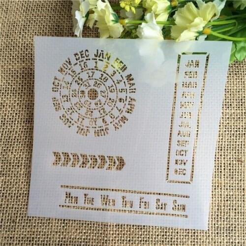 Scrapbooking Tool Card DIY Album Masking Spray Painted Template Drawing Stencils Laser Cut Templates Embossing Four Leaf Clover
