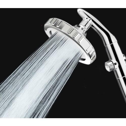 Pressurized Household Shower High Pressure Bath Shower Shower Head Hose Set Water-saving Filter Shower Nozzle SPA Nozzle H8214