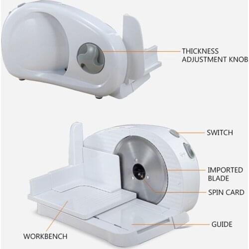 Household Mini Electric Meat Slicer Automatic Meat Mincer Lamb Roll Slicer Miniature Beef Cutter Toast And Fruit Slices