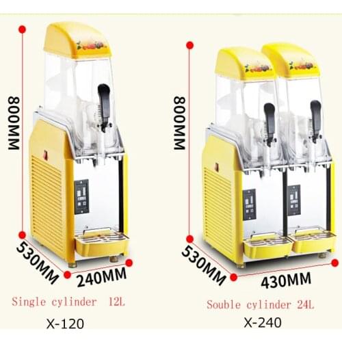 Snow Melting Machine 220V Electric Slush Machines Cold Drink Maker Smoothies Making Sand Ice Machine For Sale