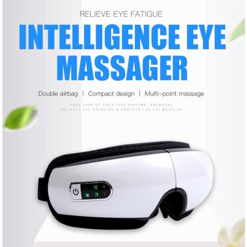 Electric Eye Massager Therapy Vibration Bluetooth Rechargeable Smart air pressure Heated Goggles Anti Wrinkles Health Care Tools