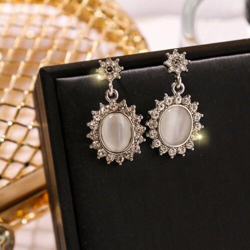 Crystal Earrings Women Jewelry Fashion Oorbellen Pendientes Aretes De Mujer Moda Boucles D' Oreille Femme 2021 Girls New Brincos