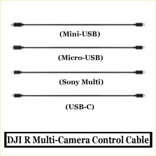 Original DJI R Multi-Camera Control Cable Mini-USB Micro-USB Sony Multi USB-C of DJI RS 2/DJI RSC 2 for camera control