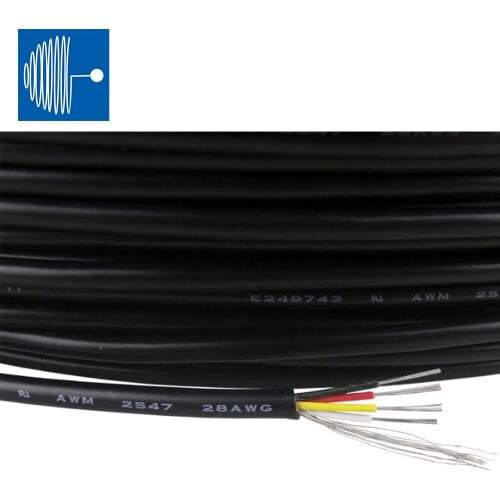Triumph ul 2547 24AWG/2C/3C/4C pvc jacket Multi-core shielded wire signal line custom length and color for DIY cable wiring